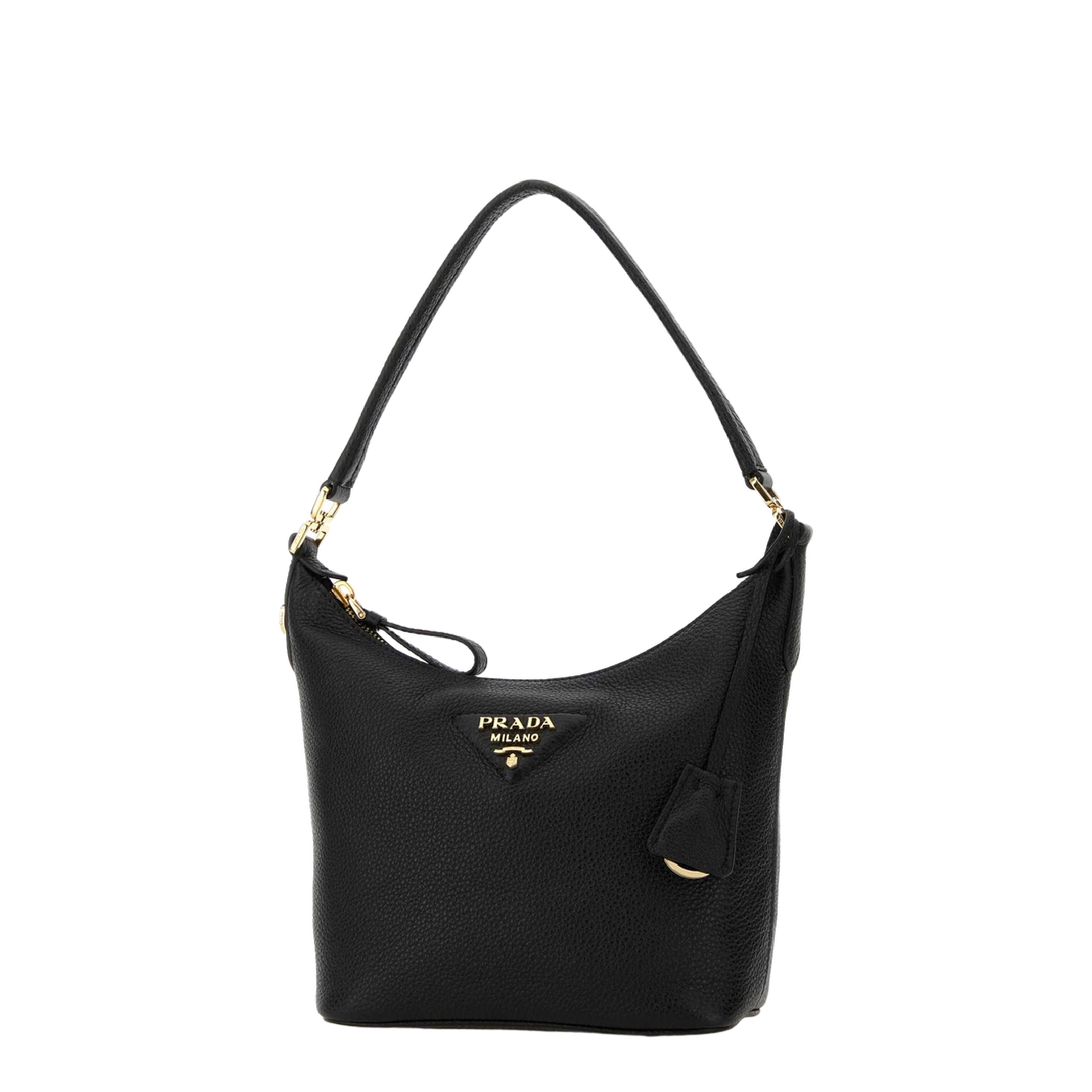 MAYFEYR - Prada - Black Leather Shoulder Bag - 1BC278VONO2DKVF0632