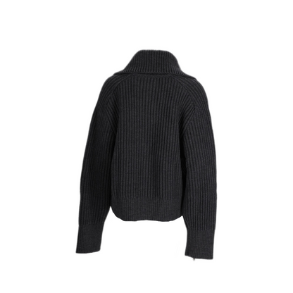 Knitted Cardi Zip Thru
