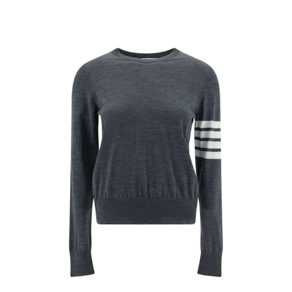 MAYFEYR - Thom Browne - Wool 4-Bar Relaxed Pullover - FKA280AY1014