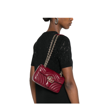 Small Shoulder Bag Red Leather