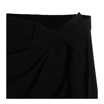 Draped Tailored Skirt