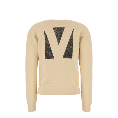 Logo Crewneck Sweaters Beige