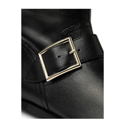 MAYFEYR - Jimmy Choo - Biker Mid Leather Ankle Boots - BIKERMIDBKL