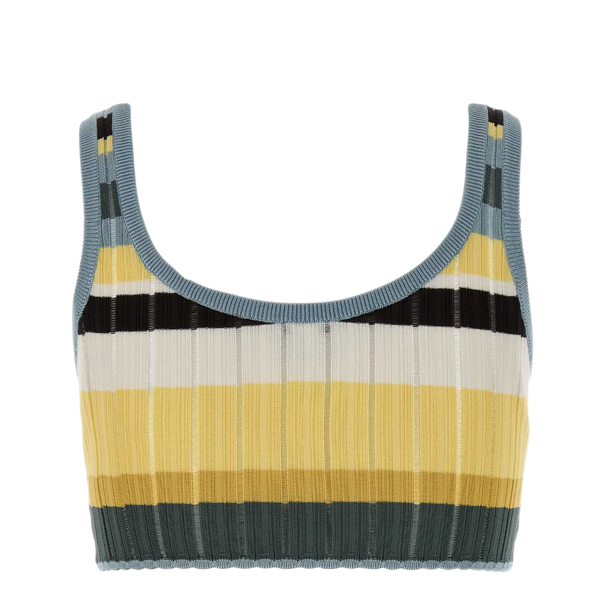 MAYFEYR - Alaia - Multicolor Yellow Crino Bralette Top - AA9H1569K266D908