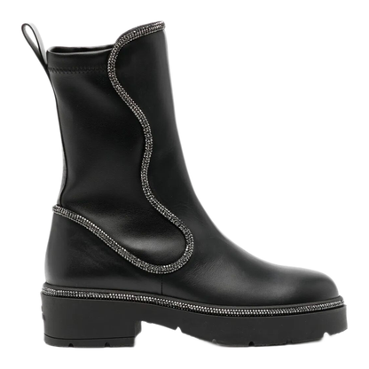 MAYFEYR - Rene Caovilla - Rhinestone Boots - C125780500001V050BLACKJET