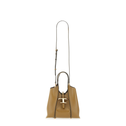 T Timeless Shopping Bag in Leather Mini