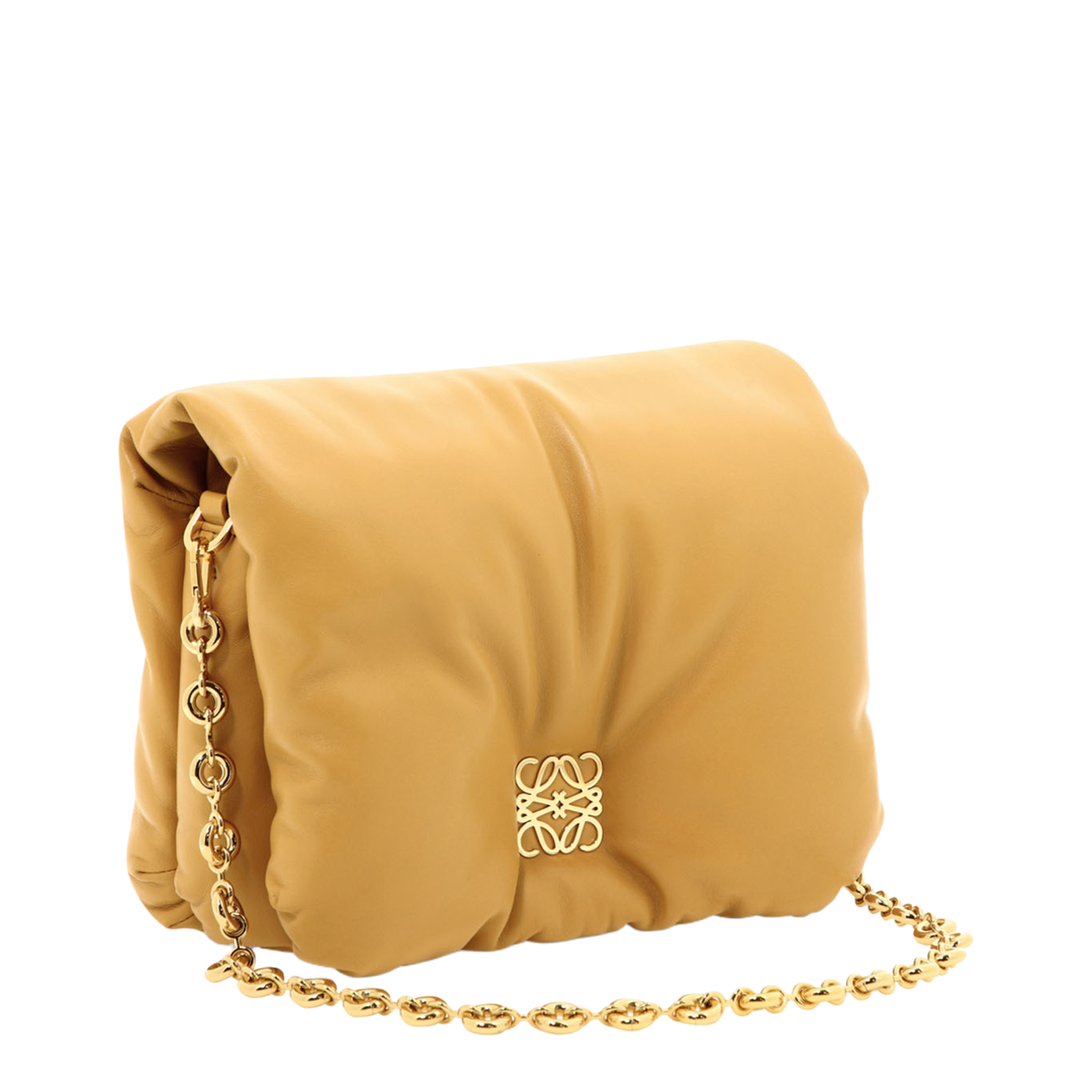 Goya Puffer Leather Shoulder Bag