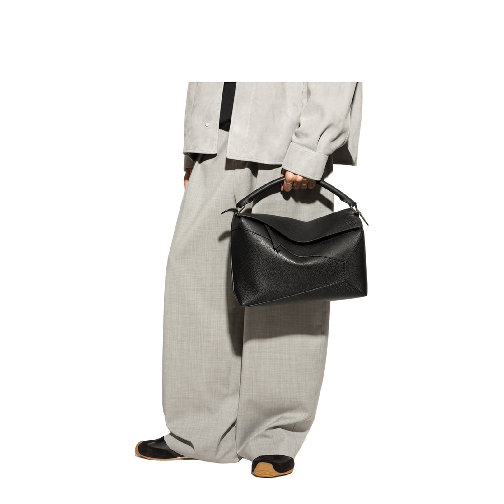 Puzzle Edge Large Hand Bag