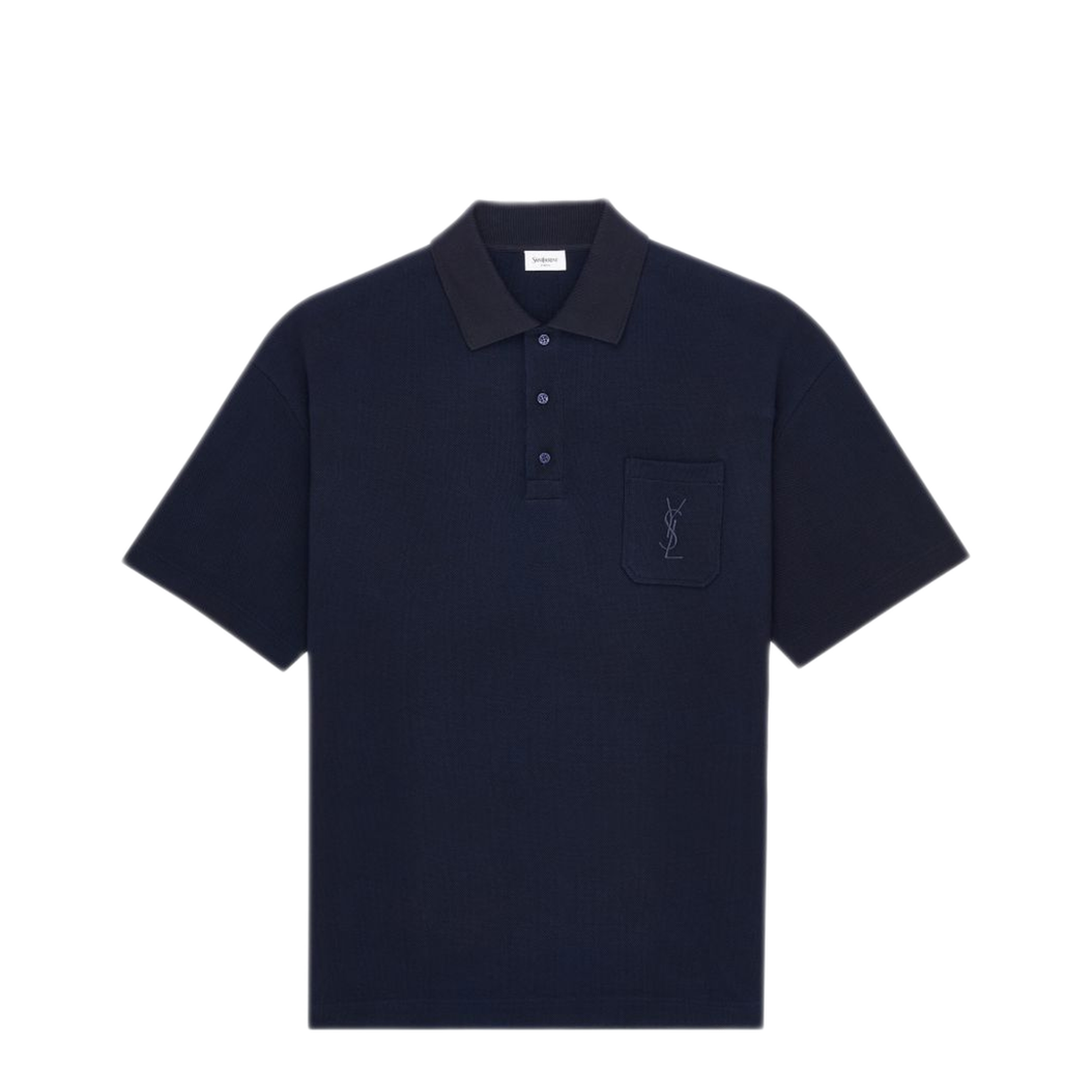 MAYFEYR - Saint Laurent - T-Shirts And Polos Navy - 862765Y38FL4035