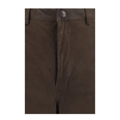 MAYFEYR - Rick Owens - Wide Leg Suede Pants - RP02F5317LBS84