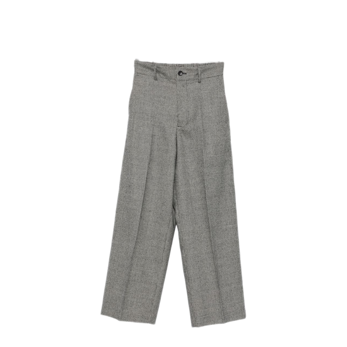 MAYFEYR - NICHOLSON & NICHOLSON - Black Houndstooth Pattern Trousers - STILLHT1BLKWHT