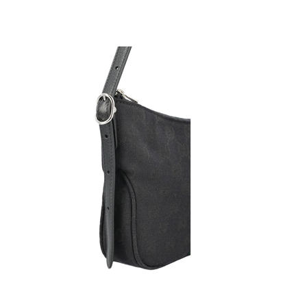 Lunetta Small GG Canvas Crossbody - Black