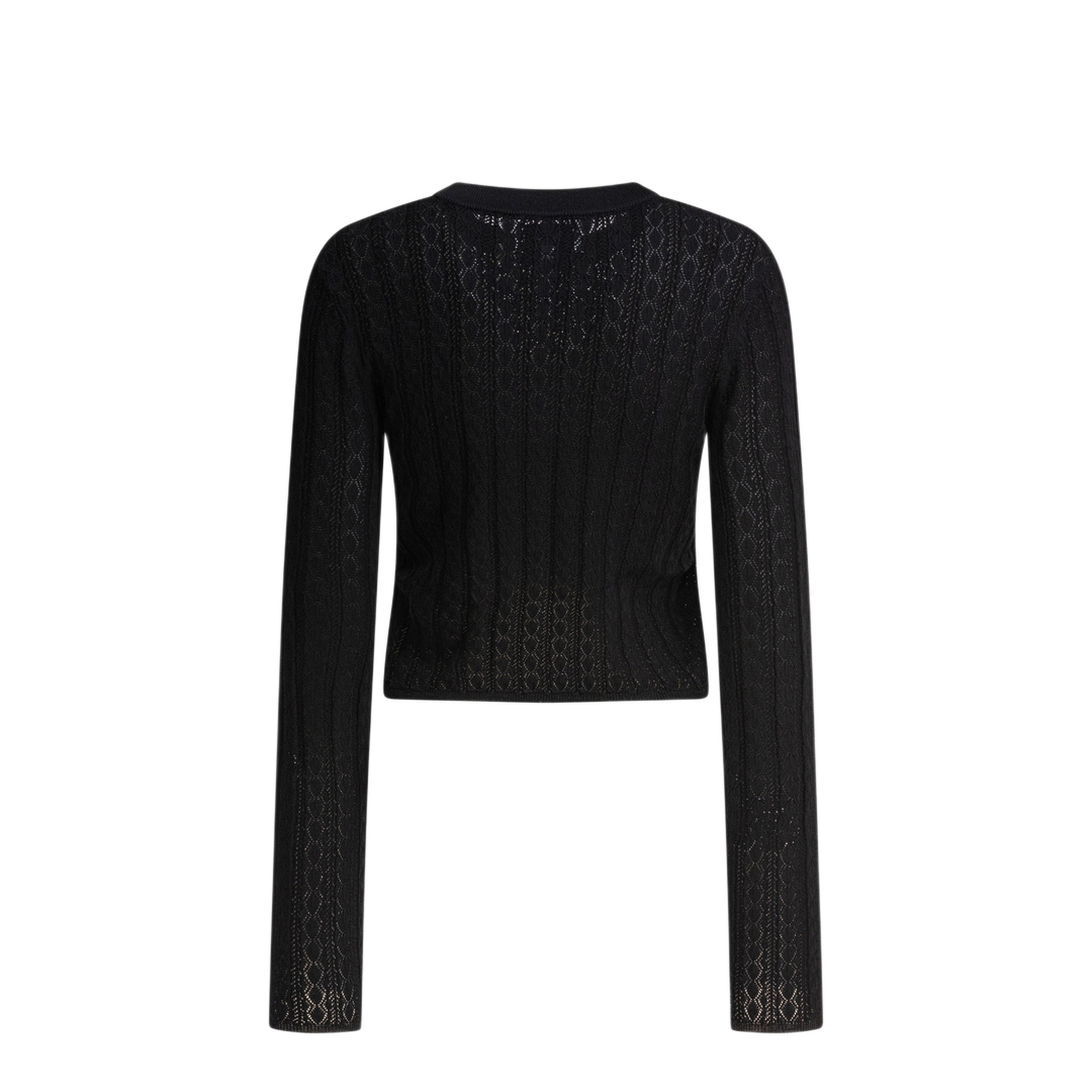 MAYFEYR - Loulou Studio - Tinos Crew Neck Sweater - TINOSBLACK