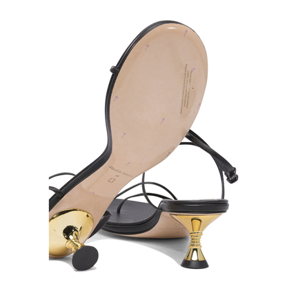 MAYFEYR - Studio Amelia - Helix 50Mm Heeled Sandals - F850CFSHELIX50BLK