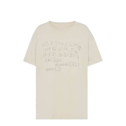 Numeric Sand-Coloured Cotton T-Shirt
