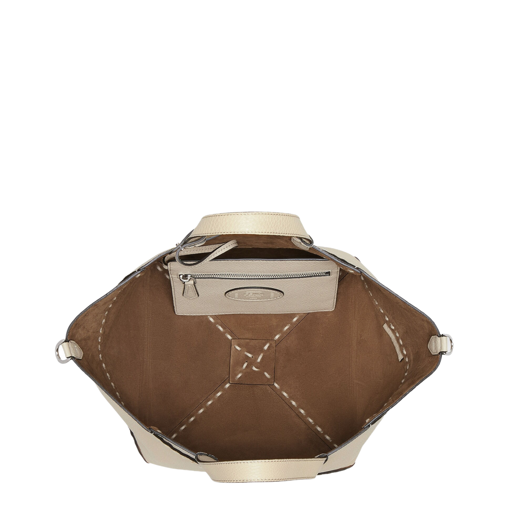 Selleria Small Leather Tote Bags - White