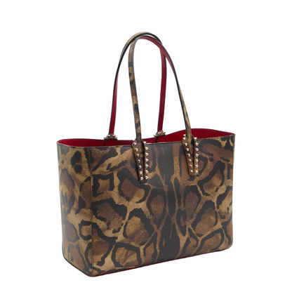 Animal-Print Calf Leather Bag