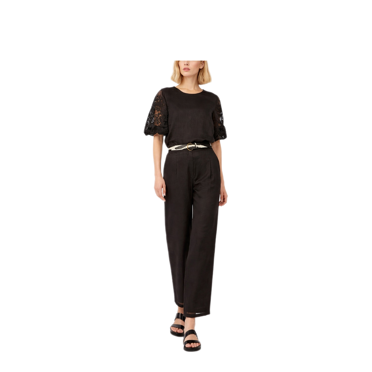 MAYFEYR -  - Pizzo Sleeve T Shirt - 2616161012600138003