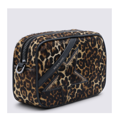 Mini Star Bag Mini Pony Skin Crossbody Bag - Beige, Brown and Black
