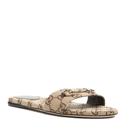 Slide Sandal with Horsebit