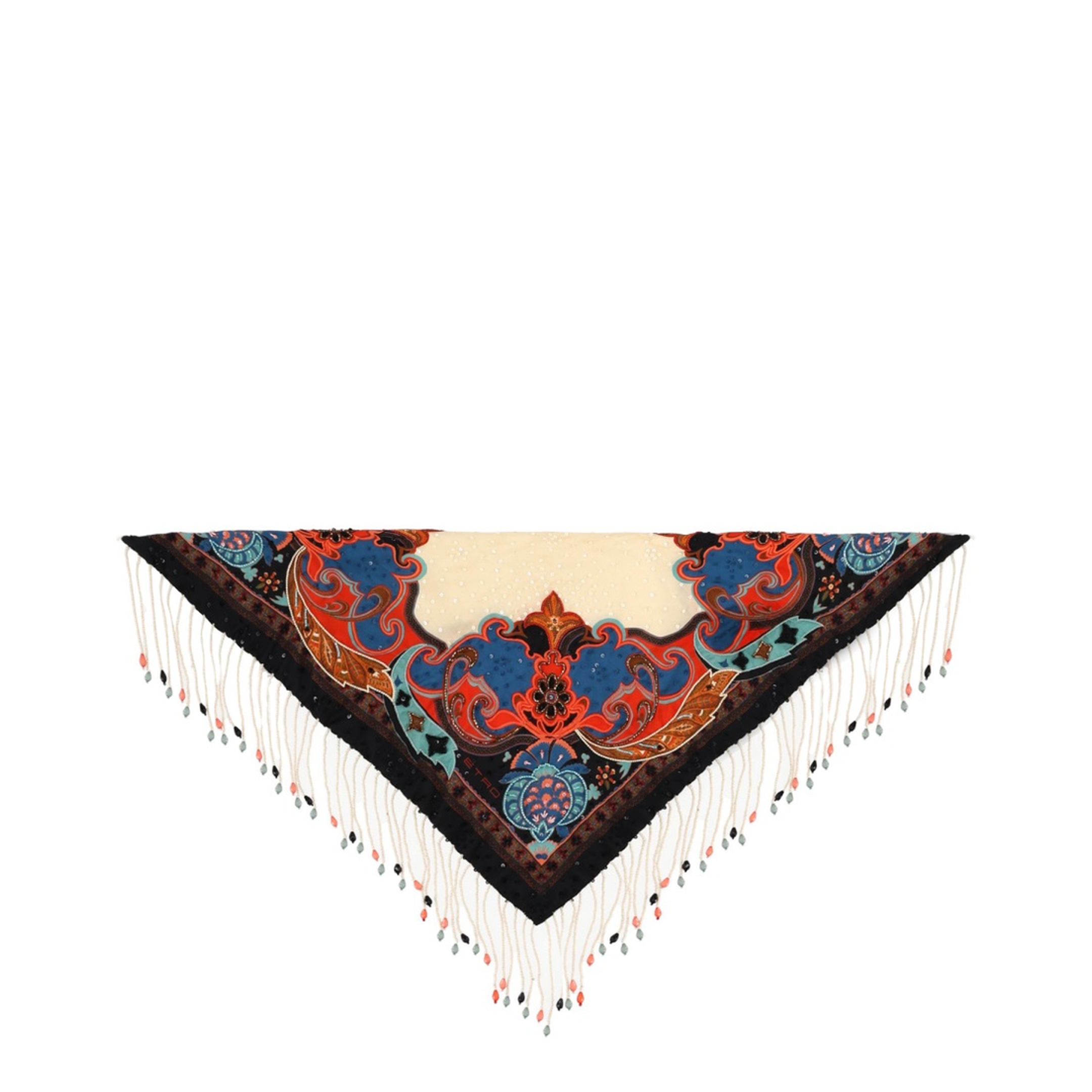 Printed And Embroidered Bandana