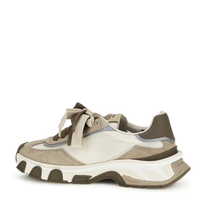 MAYFEYR - Dolce & Gabbana - Leather And Mesh Sneakers - CS2403A0205