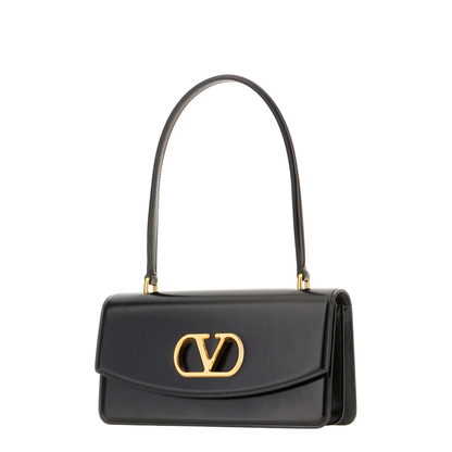 Shiny Calfskin Shoulder Bag