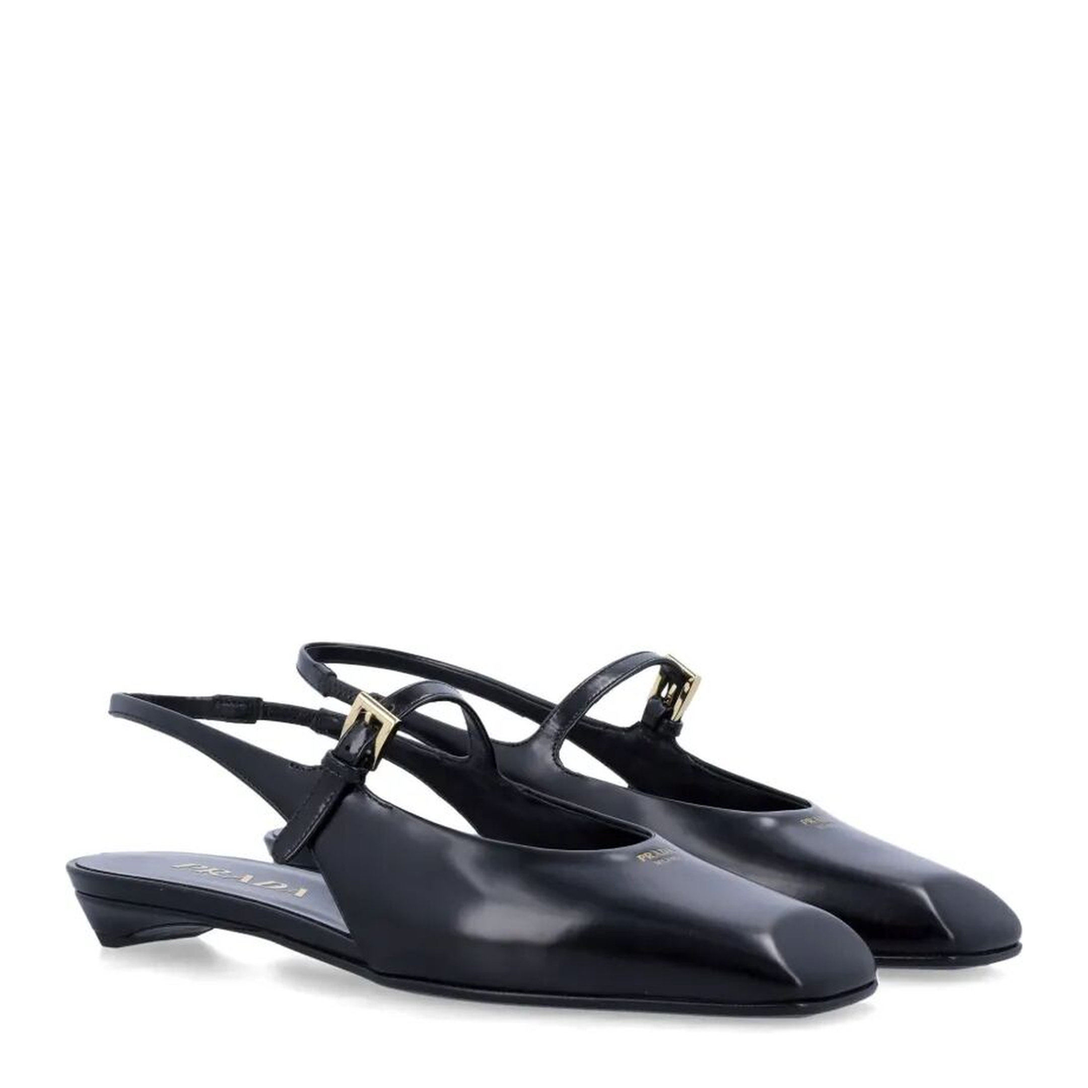 MAYFEYR - Prada - Leather Slingback Ballerinas - 1F828NF015055