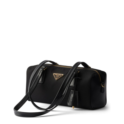 MAYFEYR - Prada - Re-Nylon And Leather Medium Top-Handle Bag With Padlock - 1BB127VODO2C8Q