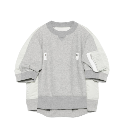 Cotton and Nylon Pullover