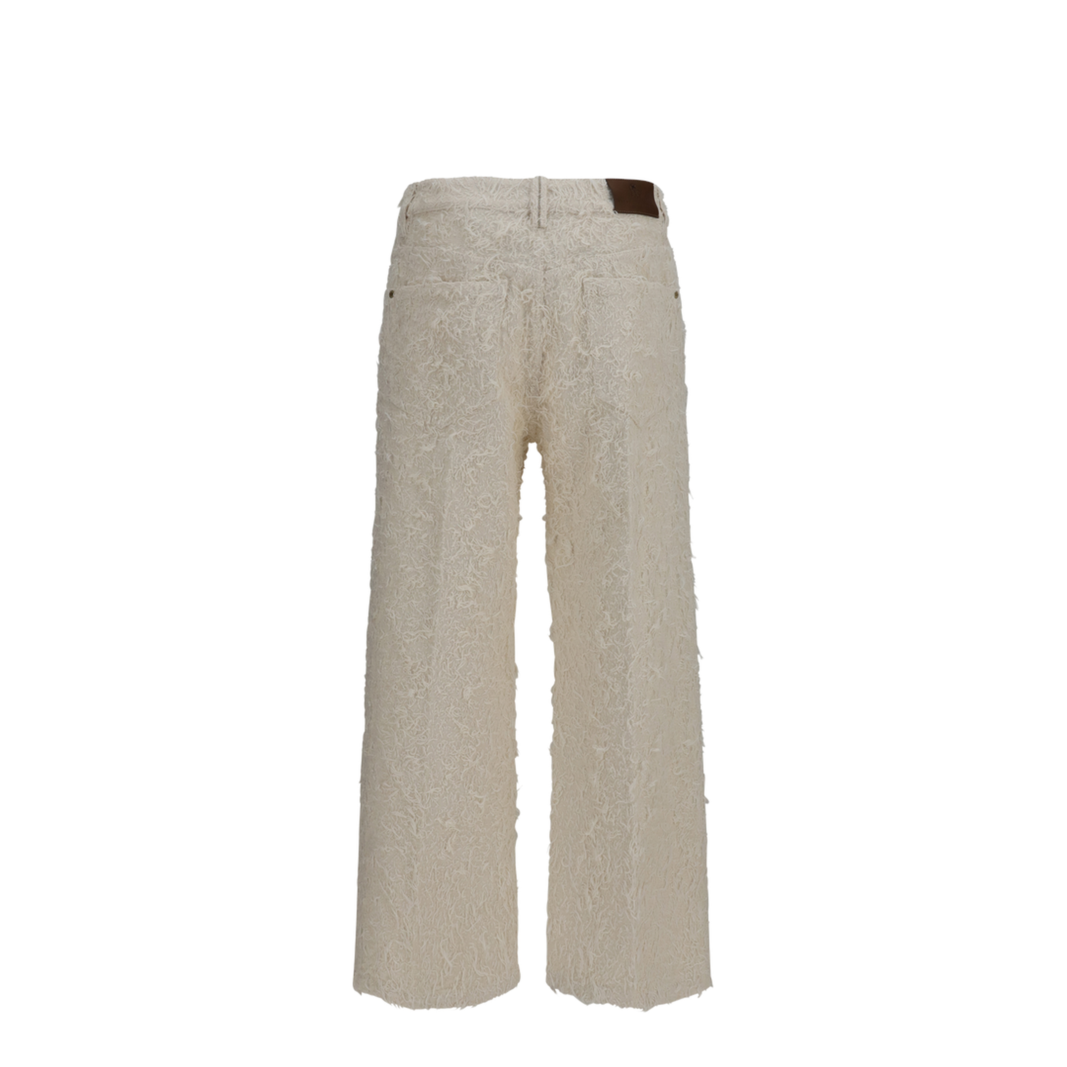 MAYFEYR - Brunello Cucinelli - Square-Leg Dyed Furry Pants With Monili - ML121P4008