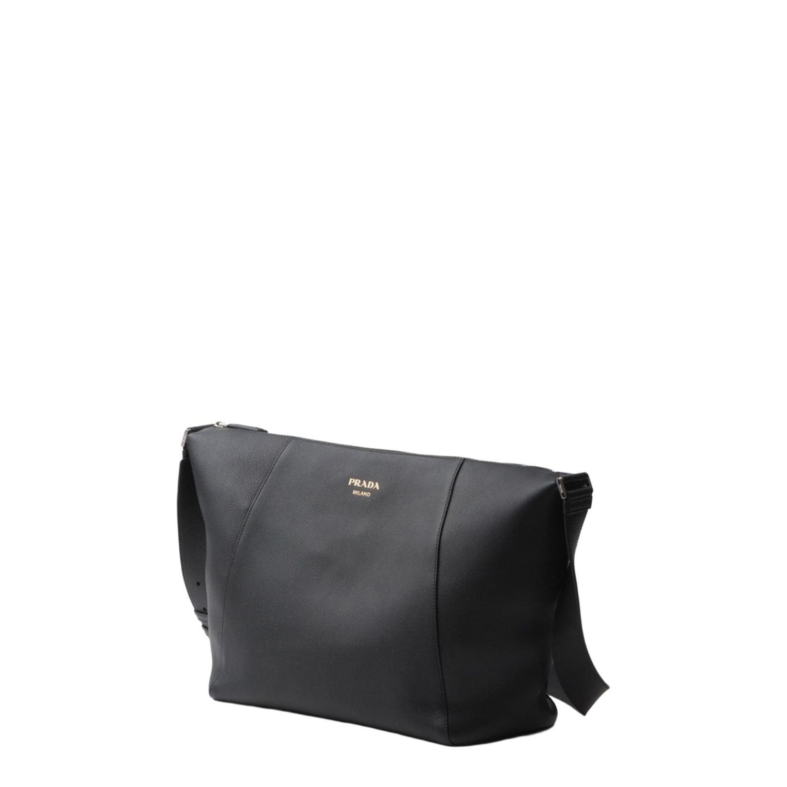 Black Leather Crossbody Bag