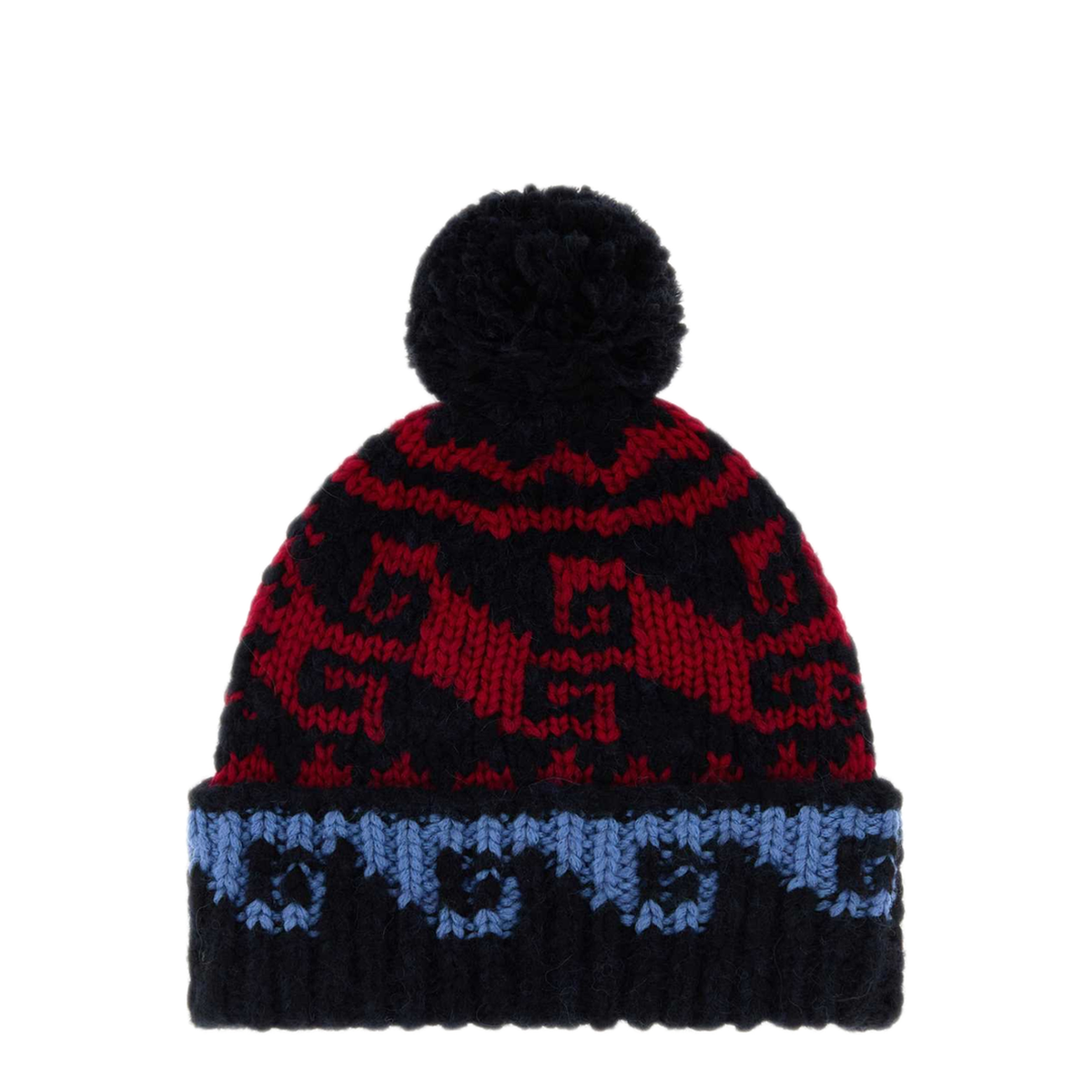 MAYFEYR - Moncler - Embroidered Wool Blend Beanie Hat - L20973B00011N1265P74