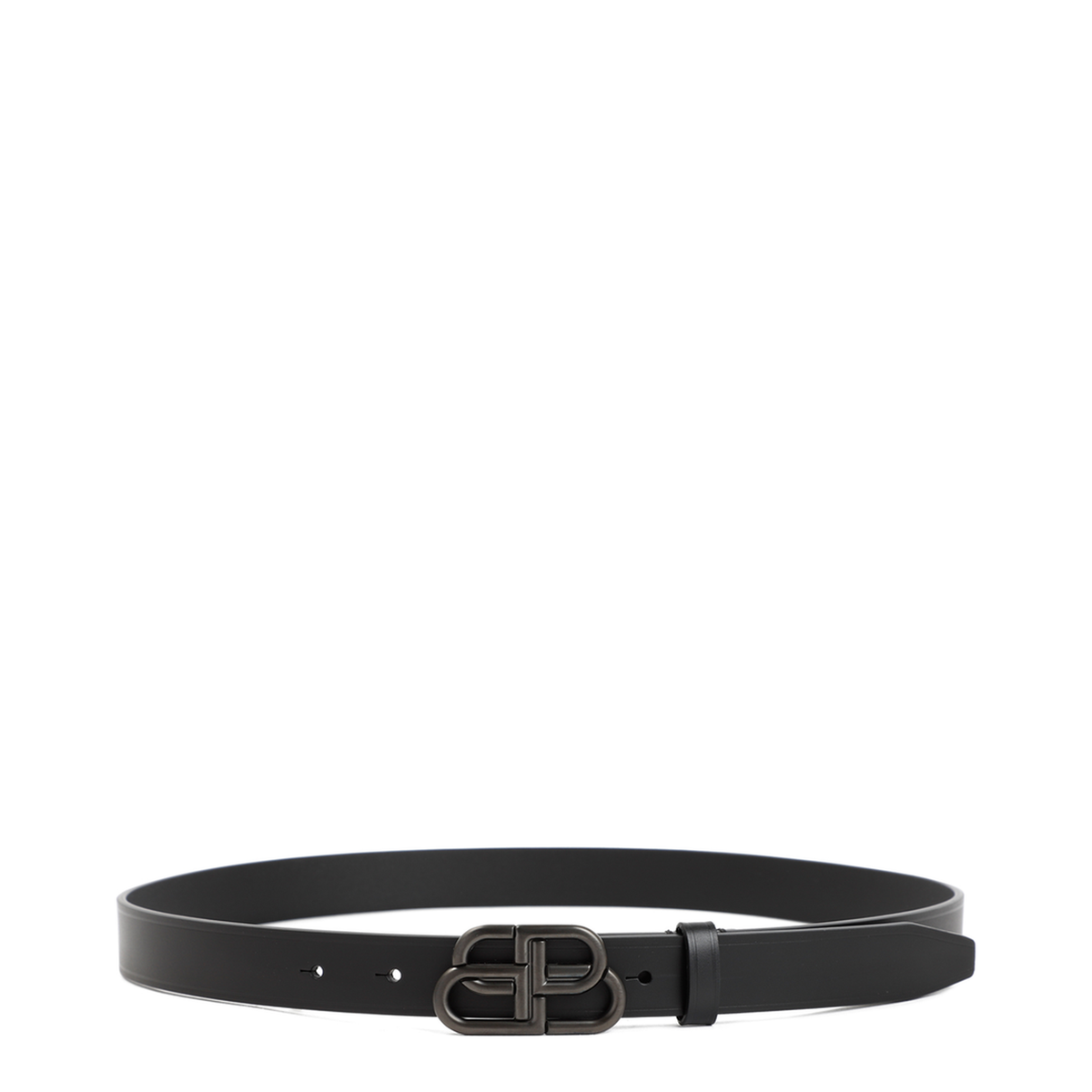 MAYFEYR - Balenciaga - Black Leather Bb Belt - 5816901CH0J1000