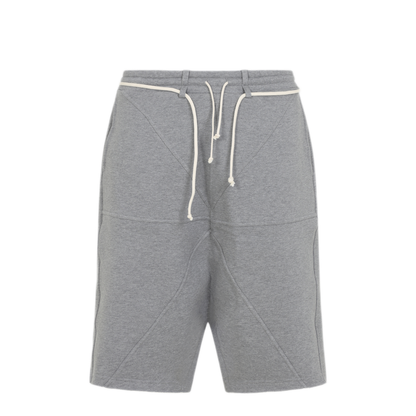 MAYFEYR - MORDECAI - Grey Melange Cotton Fleece Jogger Short - 26E96MUJ06913