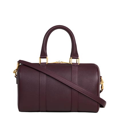 Boston Satchel Bag Handbags Bordeaux