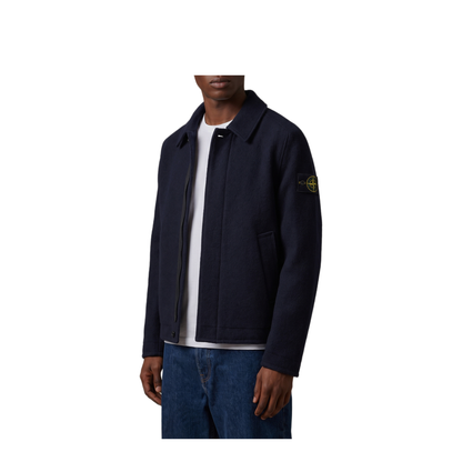 MAYFEYR - Stone Island - Felted Rws Wool Overshirt - L2S155100042S0IN1V0020