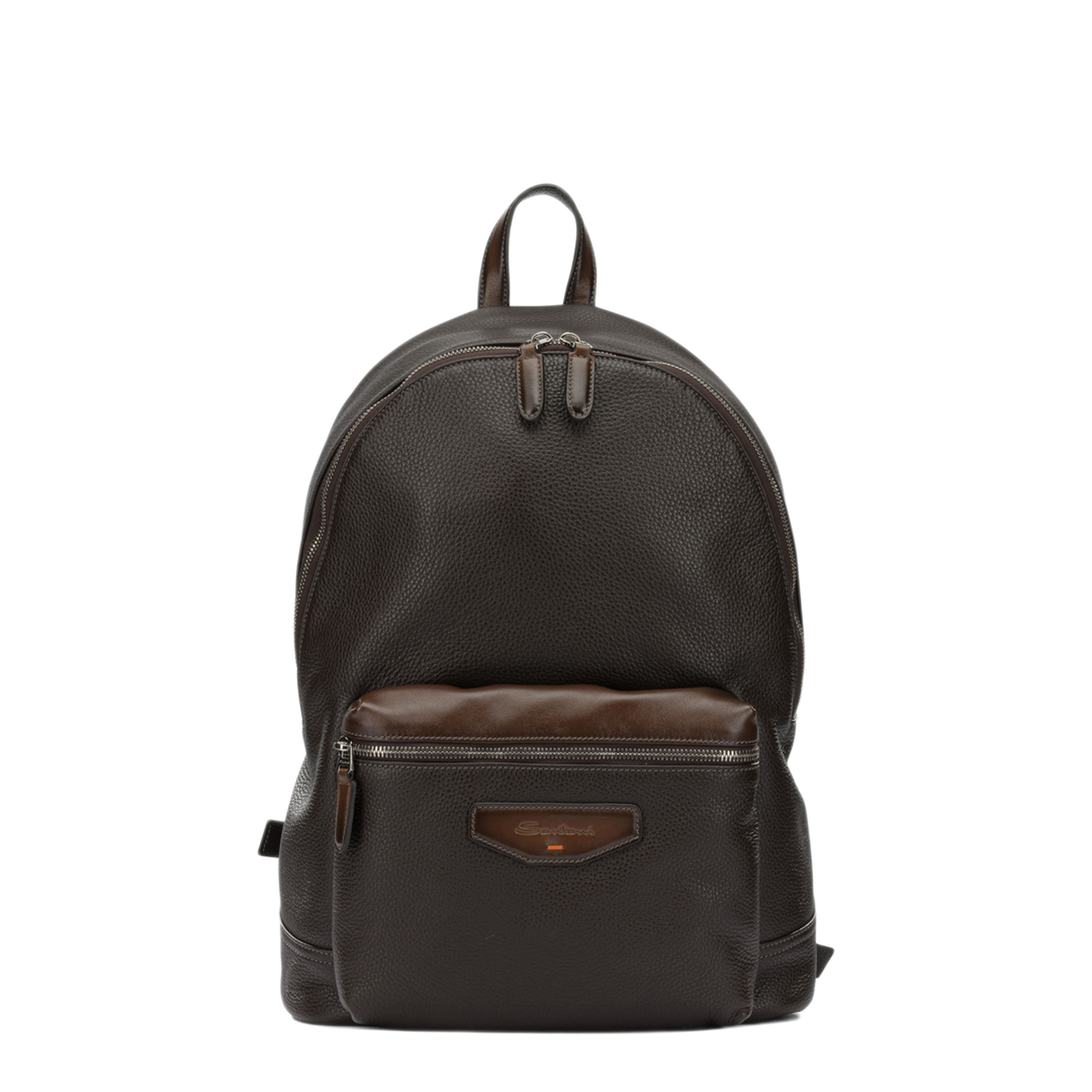MAYFEYR - Santoni - Casual Leather Backpack - UIBBA3131TRAPMNT50T50