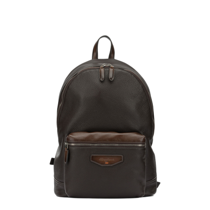 MAYFEYR - Santoni - Casual Leather Backpack - UIBBA3131TRAPMNT50T50