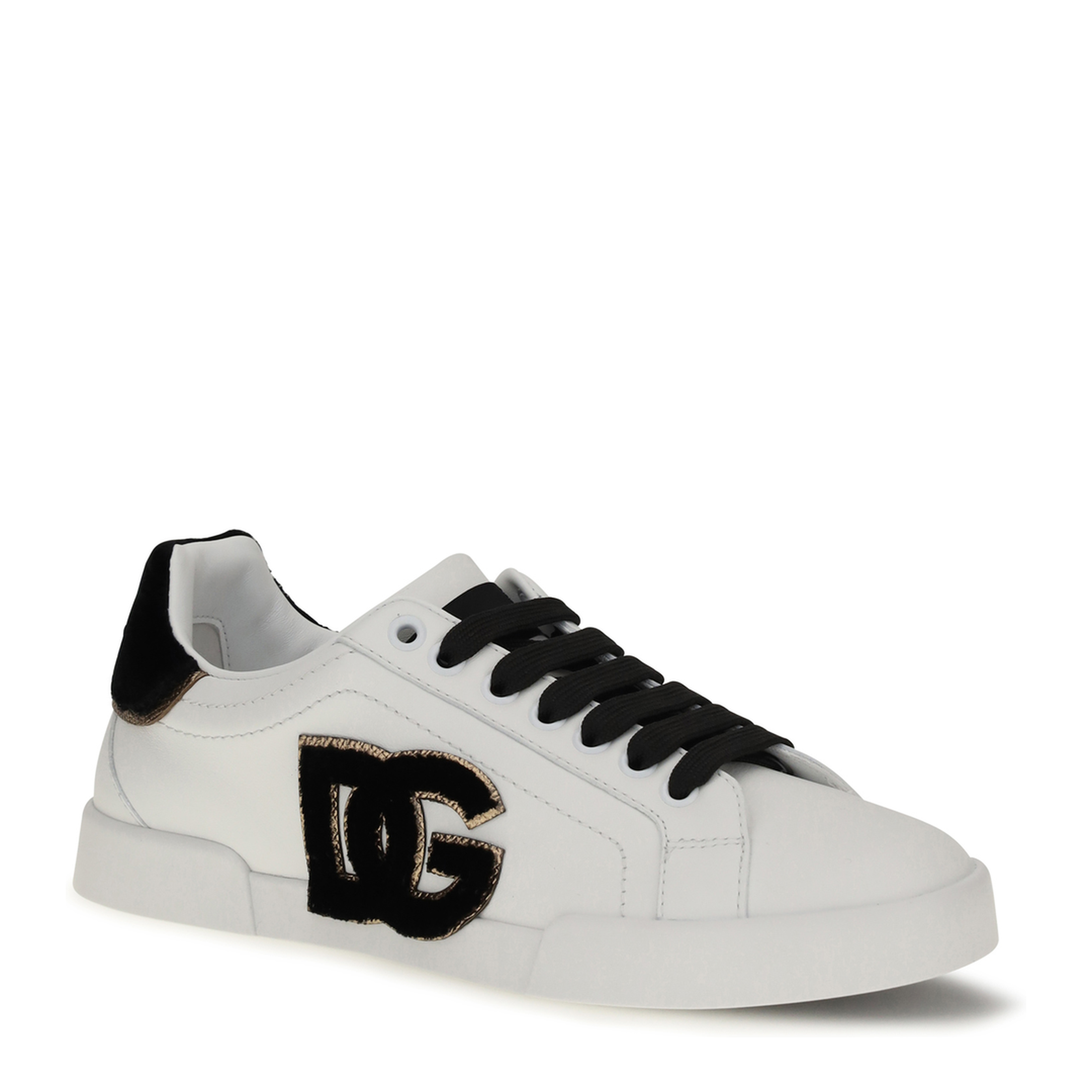 MAYFEYR - Dolce & Gabbana - Leather Sneakers With Logo - CK2488A3L77