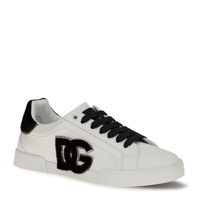 MAYFEYR - Dolce & Gabbana - Leather Sneakers With Logo - CK2488A3L77