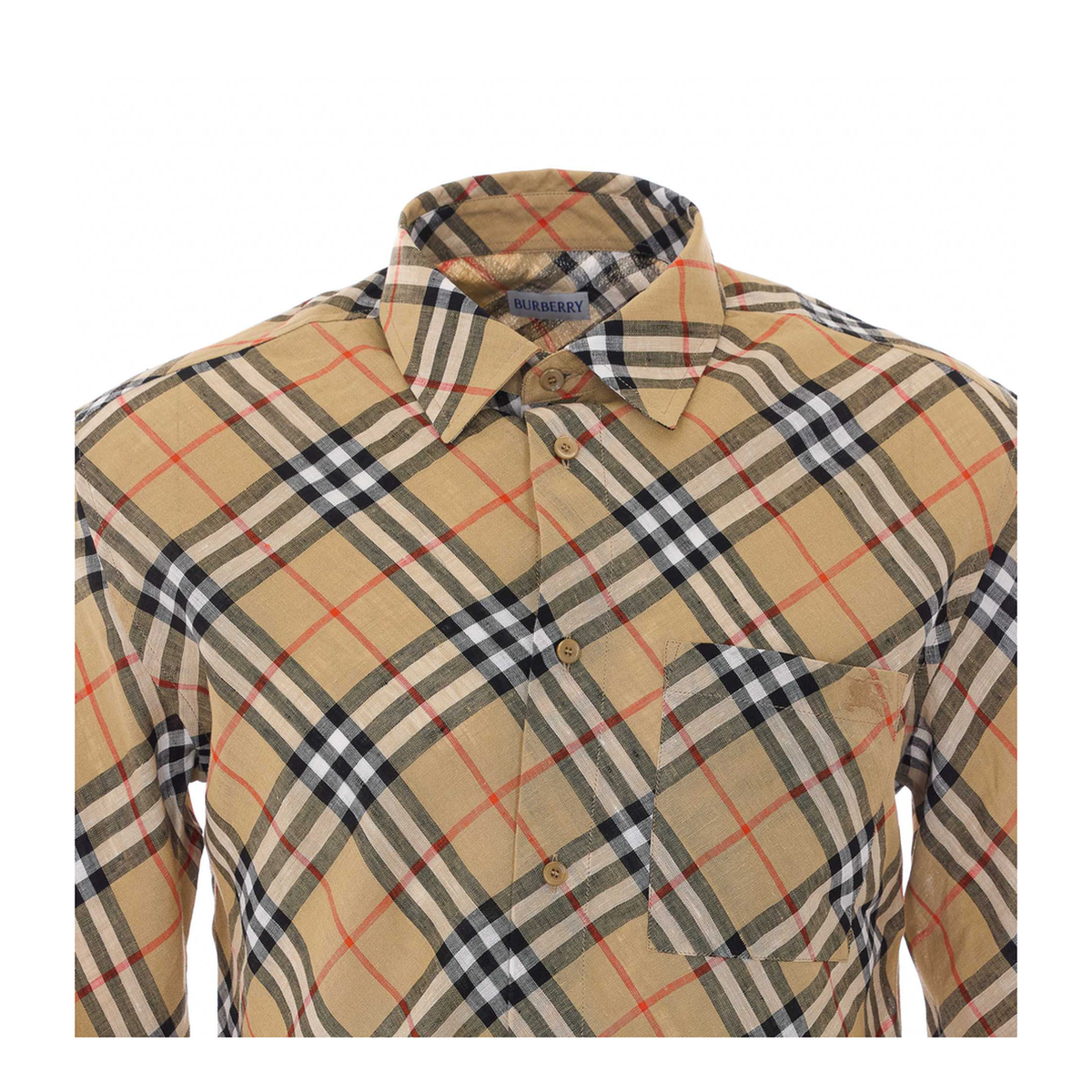 MAYFEYR - Burberry - Beige Roland Check Shirt - 8123684B9368