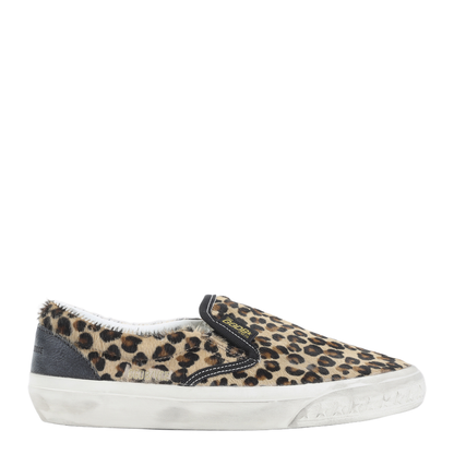 MAYFEYR - Golden Goose - Leopard Slip-On Sneakers - GWF00306F006948