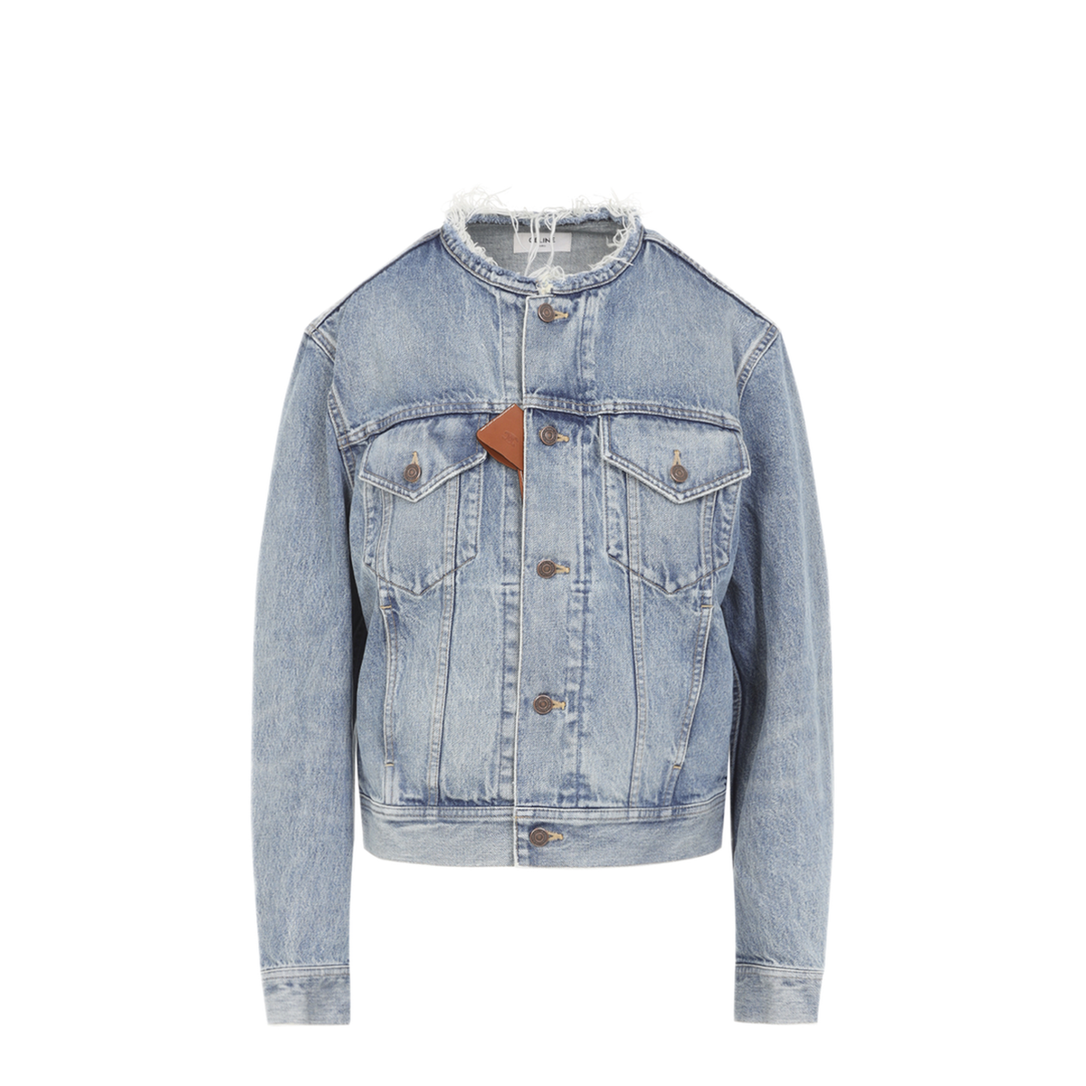 MAYFEYR - Celine - Clear Waterfall Cotton Trucker Jacket - RV1T1930FGDO5
