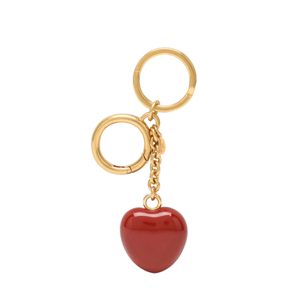 Coeur Royal Metal And Enamel Bag Charm And Keychain