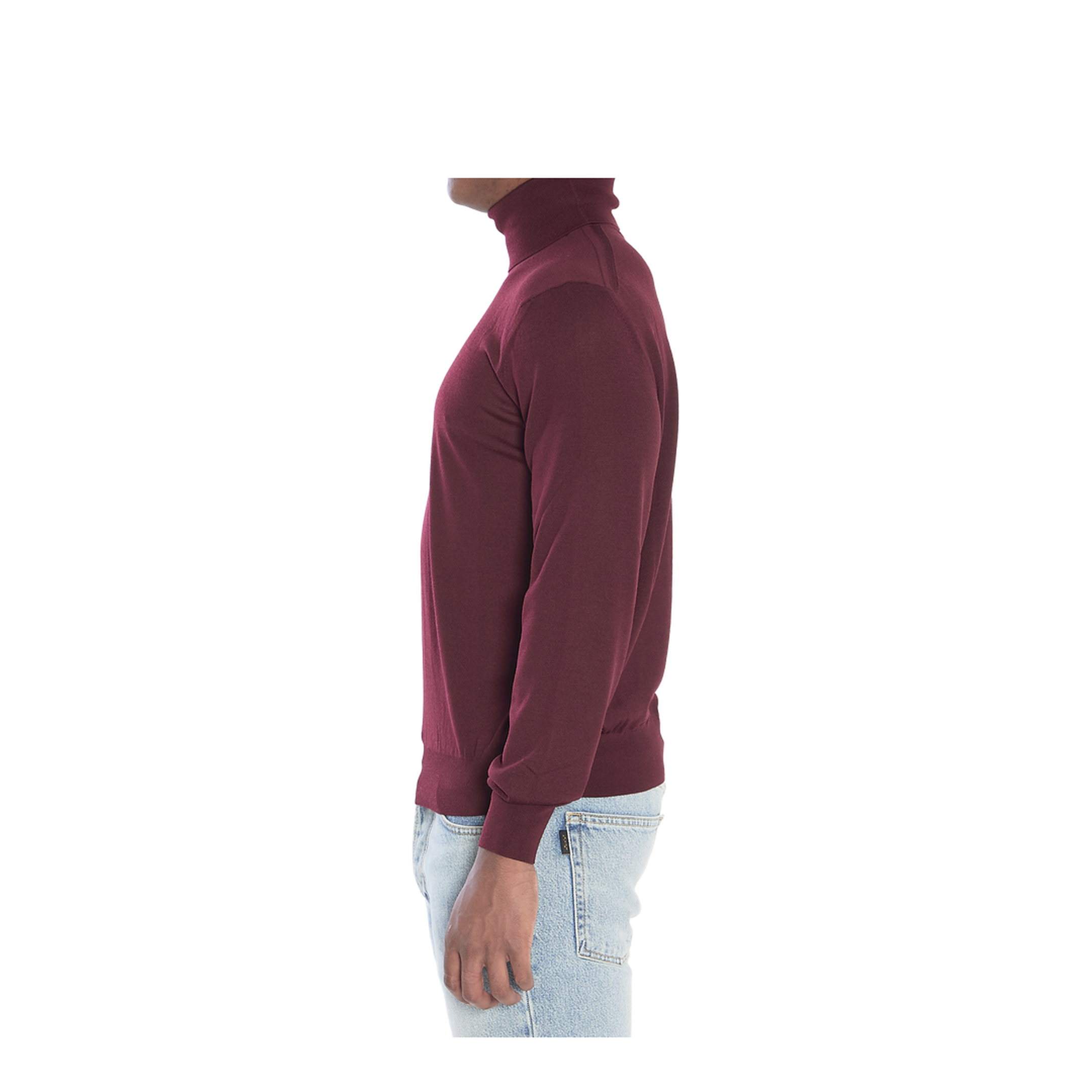 Wool turtleneck sweater