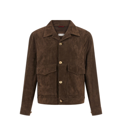 Suede Jacket Brown