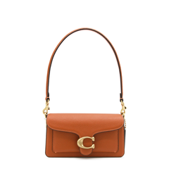 Tabby 20 Polished Pebble Leather Shoulder Bag - b4/black