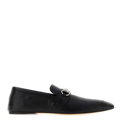 MAYFEYR - Gucci - Black Leather Moccasin Loafers - 871865AAGEH1000