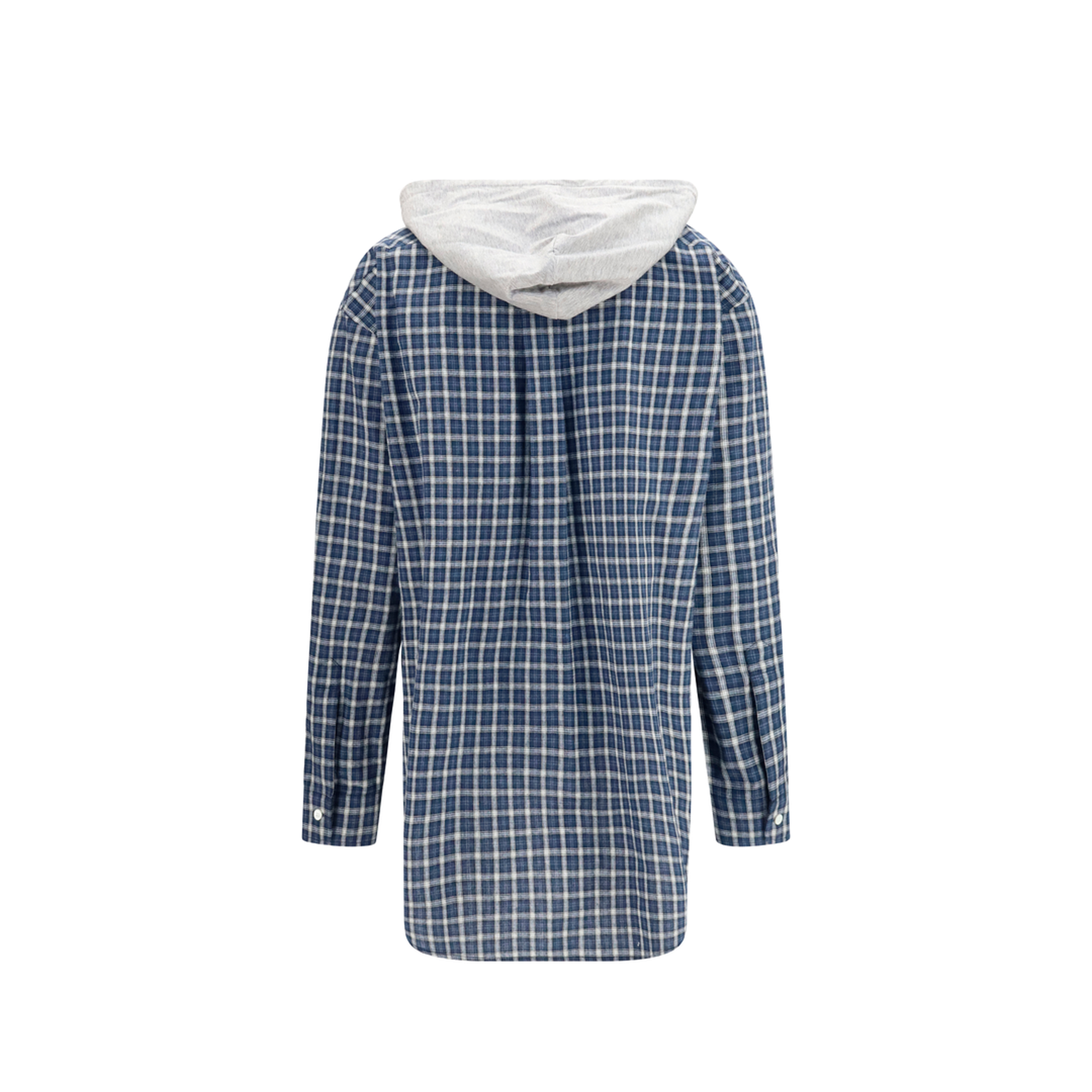 MAYFEYR - Miu Miu - Checked Hooded Shirt - MK2051SOOO6210